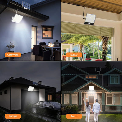 Projecteur Solaire LED Détecteur de Mouvement Étanche Extérieur