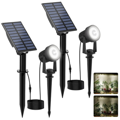 Projecteur Solaire Extérieur LED Étanche IP65 Décoration Jardin