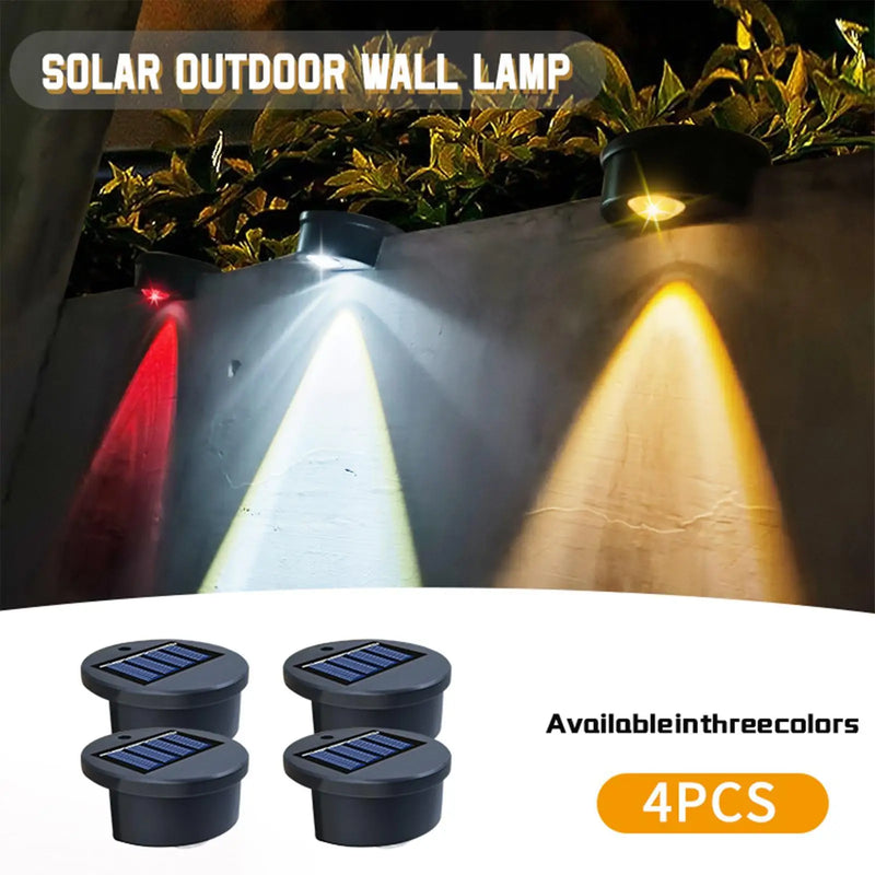 Lampe Solaire Étanche Lot de 4 pour Terrasse et Jardin