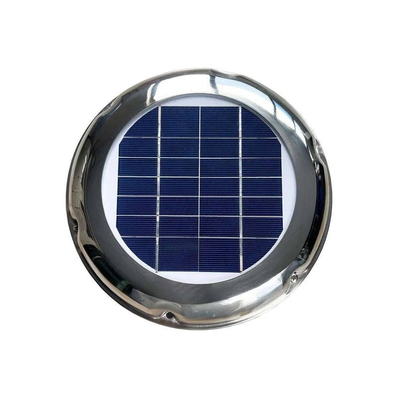 Ventilateur solaire de toit en inox 2,5W étanche