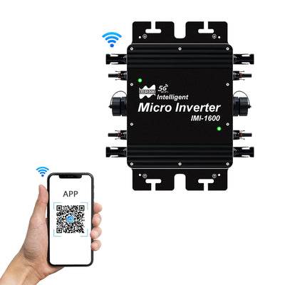 Micro-Onduleur Solaire 1600W WiFi Réseau