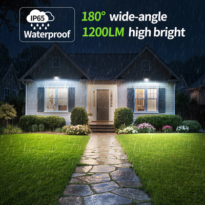 Lampes Solaires Extérieures Connectables Lot de 4 Double Capteur IP65