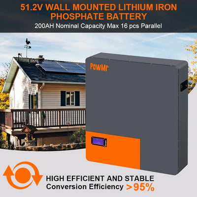 Batterie Solaire LiFePO4 51,2V 200Ah 10,24 kWh