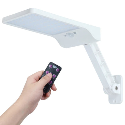 Réverbère Solaire LED Capteur Mouvement Télécommande Applique Extérieure