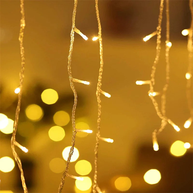 Guirlande Solaire 40 m LED Multicolore Étanche Noël