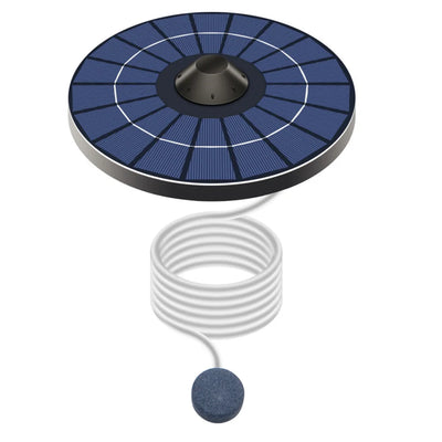 Aérateur Solaire Flottant pour Bassin avec Pierre à Bulles