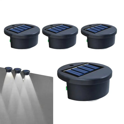 Lampe Solaire Étanche Lot de 4 pour Terrasse et Jardin