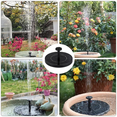 Mini Fontaine Solaire 13 ou 16 cm pour Bassin Extérieur