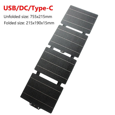 Panneau Solaire Pliable 60W Type-C USB