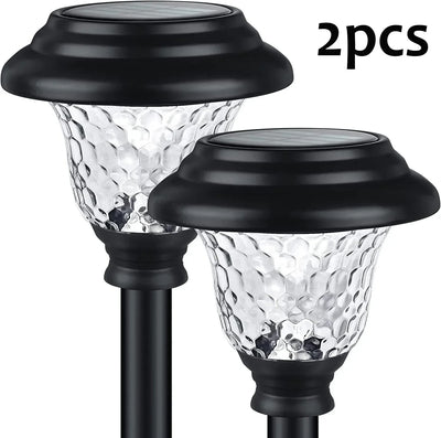 Piquets Solaires Jardin Lot Jusqu'à 12 Pièces Haute Luminosité