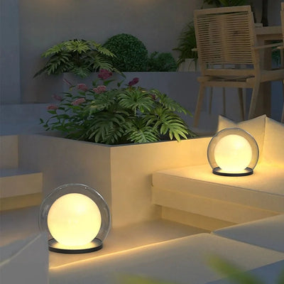 Applique Solaire Murale Lune Lumineuse de Jardin