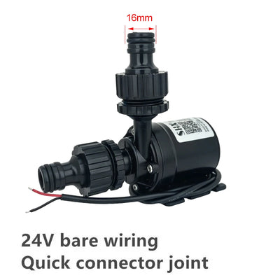 Pompe Solaire Submersible 12V 24V 800 L/h Ultra Silencieuse
