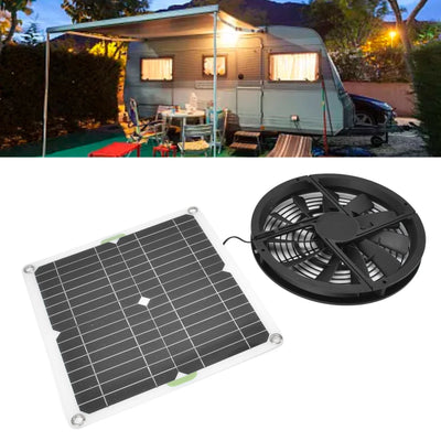 Extracteur Solaire 100W 12V pour Serre, Chenil et Basse-Cour