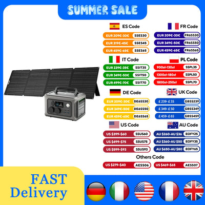 Générateur Solaire Portable 600W avec Panneau