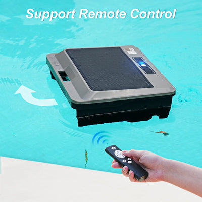 Robot de Piscine Solaire Sans Fil Nettoyeur de Surface