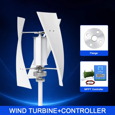 Éolienne Domestique Verticale 5000W à 10000W Silencieuse