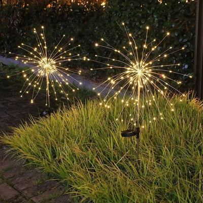Piquet Solaire Pissenlit à Effet Feu d'Artifice