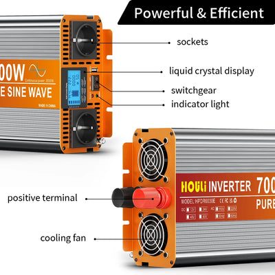 Convertisseur Solaire Onde Pure 3000W à 7000W