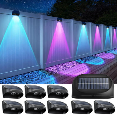 Applique solaire de clôture LED extérieure