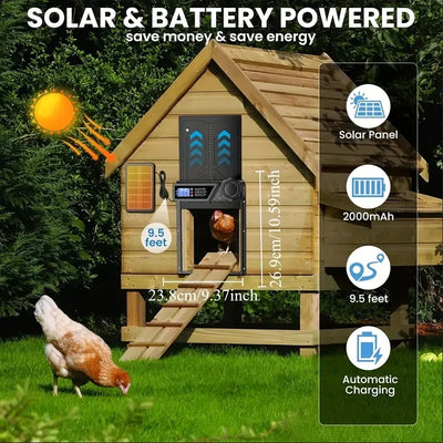 Capteur de lumière de la porte automatique solaire