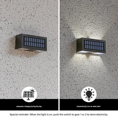 Applique Murale Solaire Extérieur Crépuscule à l'Aube Lot de 4