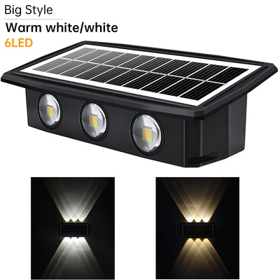 Applique Murale Solaire LED Décorative Étanche Clôture Escalier