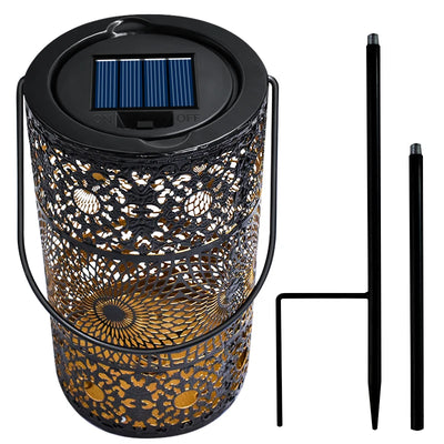Lanterne Solaire Suspendue Imperméable Décorative Jardin Allée