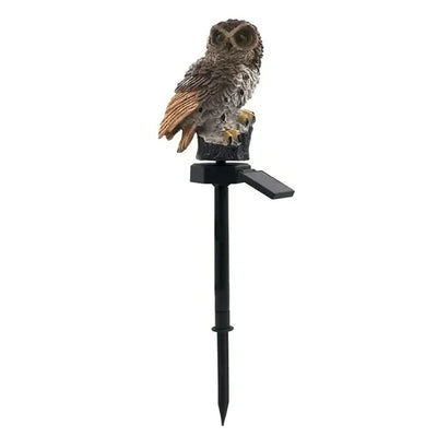 Lampe Solaire Hibou LED Étanche Décoration de Noël