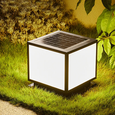 Lampe Solaire de Pilier Portail Étanche IP65