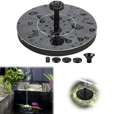 Fontaine Solaire Flottante 16 cm pour Bassin et Bain d'Oiseaux