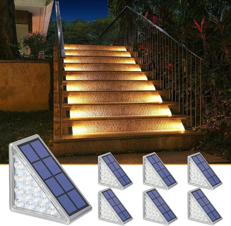 Spot Solaire Extérieur Clipsable Escalier Lentille Antivol