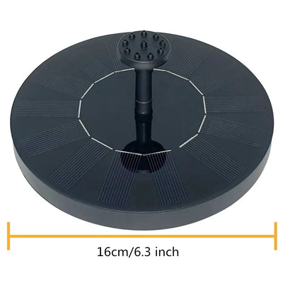 Mini Fontaine Solaire Flottante Autonome pour Bassin