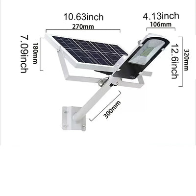 Lampadaire Solaire Extérieur Puissant IP67 Crépuscule à l'Aube