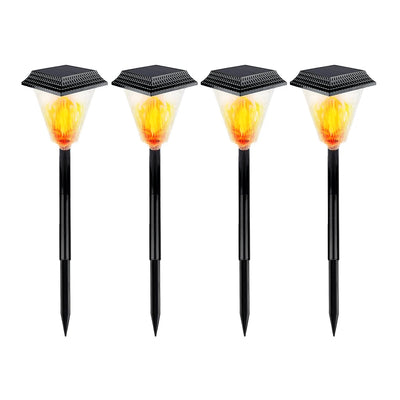 Torche Solaire LED Clignotante Décorative IP65