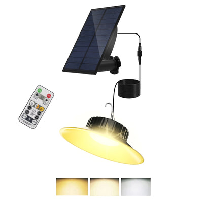 Lampe Solaire Suspendue Télécommande Extérieure Étanche IP65