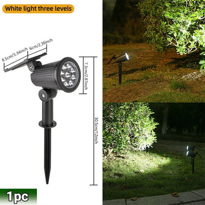 Spot Solaire 9 LED IP65 RGB Luminosité Réglable