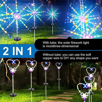 Guirlande Solaire Météore 8 Modes Étanche Noël et Jardin