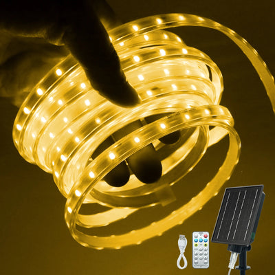 Ruban LED Solaire SMD2835 Étanche 3 à 30 Mètres RVB Blanc