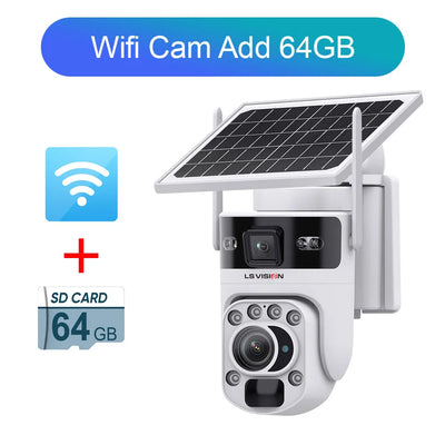 Caméra Solaire 4G Zoom Optique 60X Extérieure