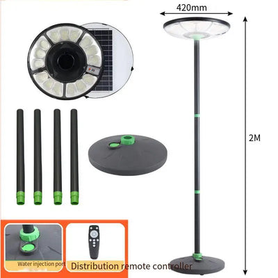 Lampadaire Solaire Portable Détecteur de Mouvement