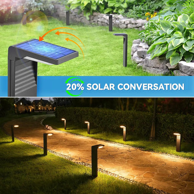 Bornes Solaires d'Allée Étanches (Lot de 2)