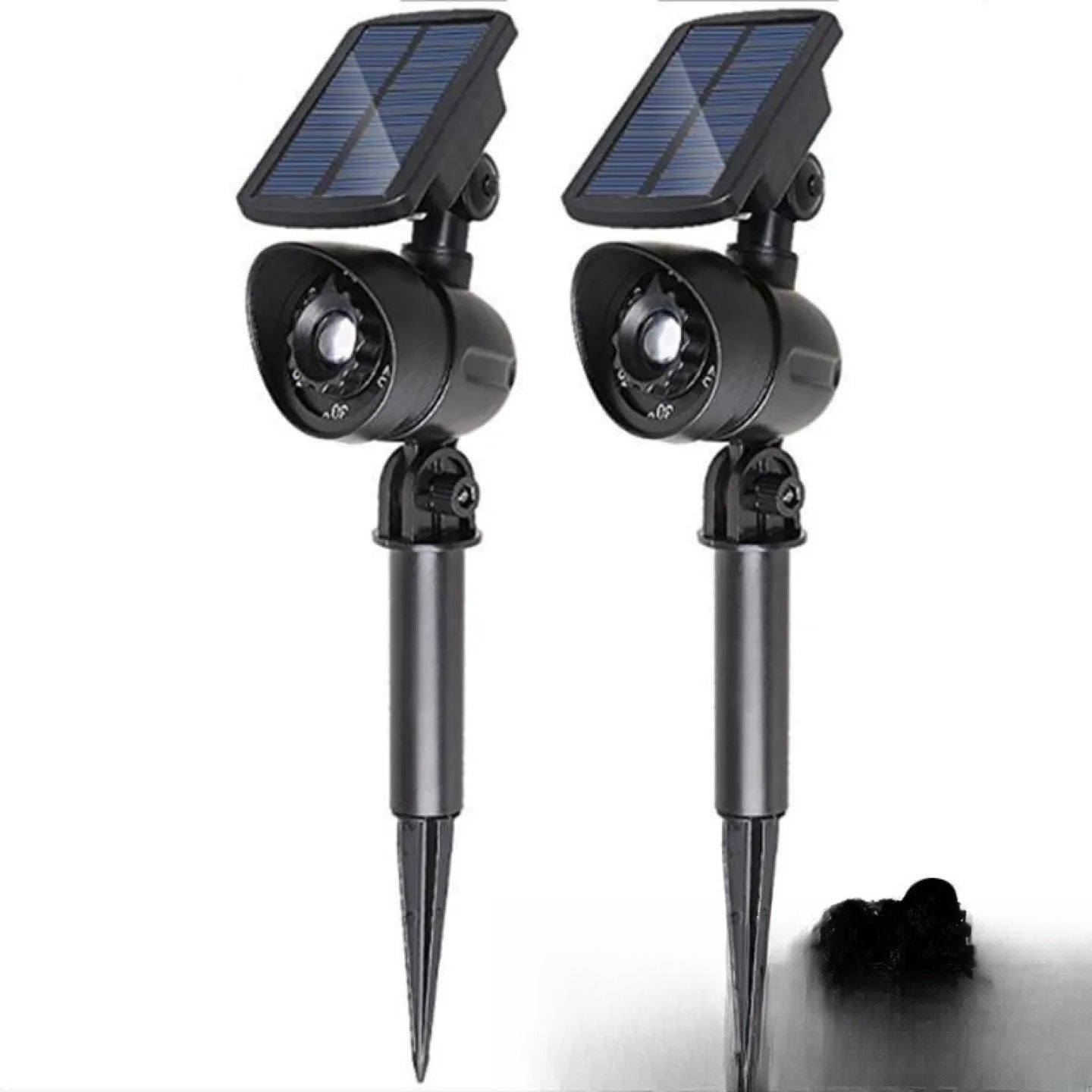 Spot solaire ajustable de jardin orientable LED