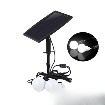 Ampoule Solaire LED avec Panneau Déporté Extérieur