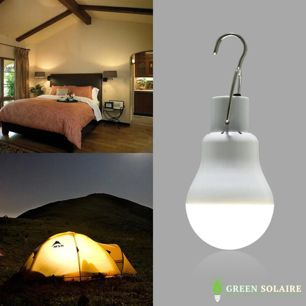 Ampoule solaire 7W/9W, lampe de jardin extérieure, énergie solaire