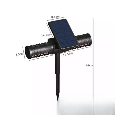 Dimensions de la lampe anti-moustique solaire UV