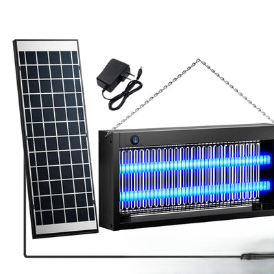 Borne solaire anti-moustique LED à suspendre avec panneau