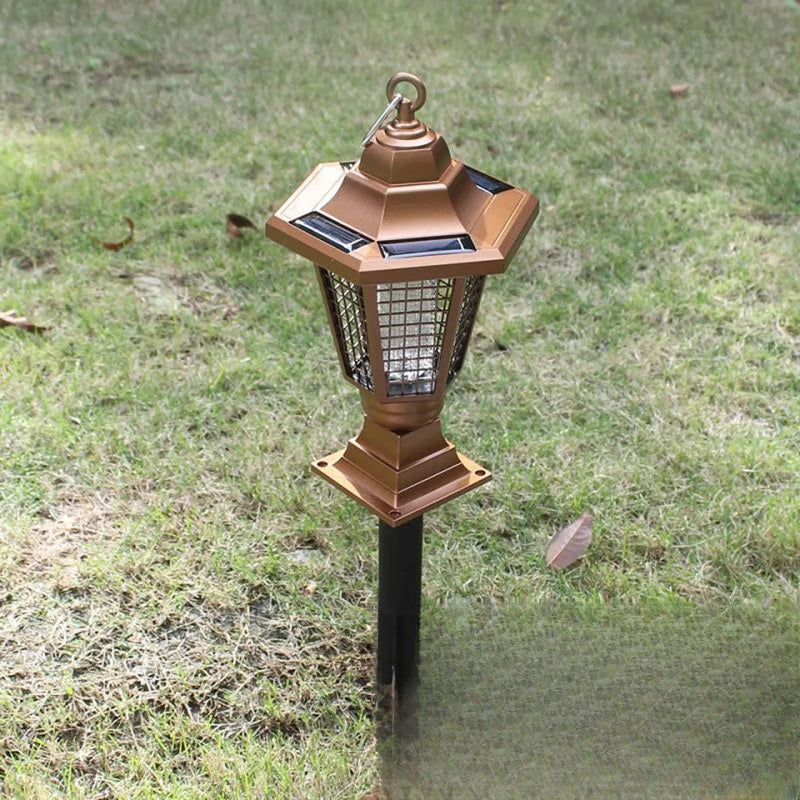 Lampe Solaire Répulsif Anti-Moustique LED Extérieur