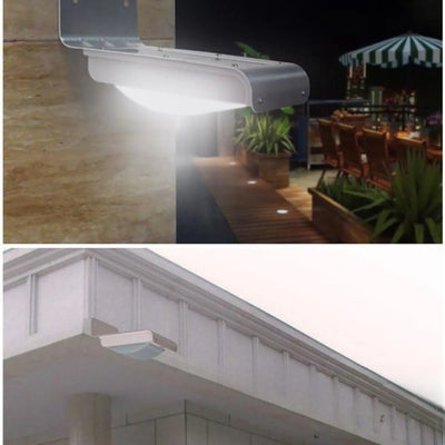 Applique Solaire Murale LED en Aluminium Extérieure – installation murale en façade