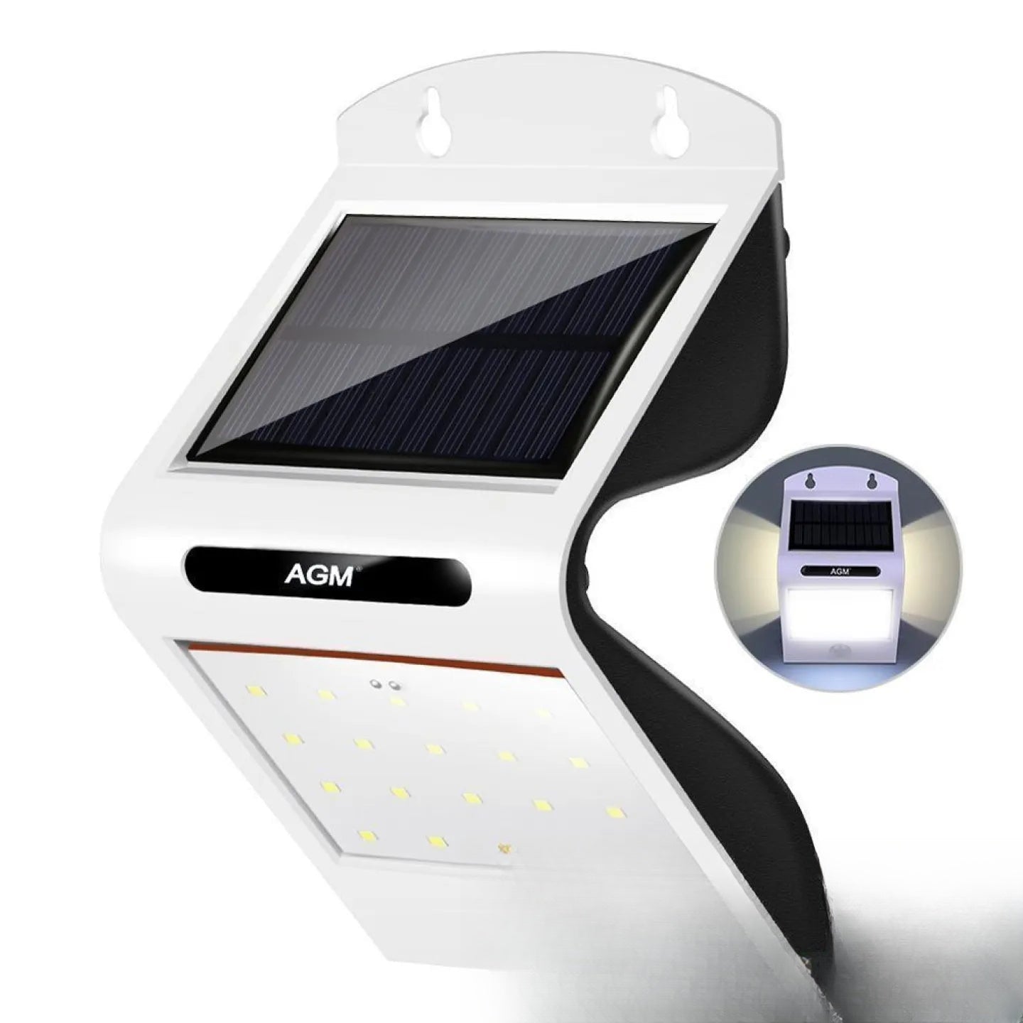 Applique solaire murale arc LED 350lm extérieur design