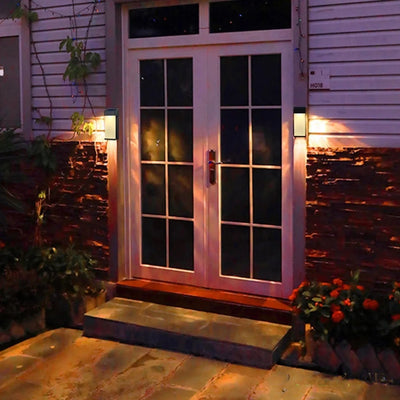Applique Murale Solaire LED Design Contemporain Extérieur – éclairage LED allumé de nuit